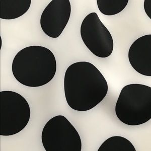 plus size polka dot maxi skirt